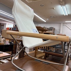 《リユースマン倉敷》ニーチア ロッキング 折りたたみチェア  レジャー 布の画像