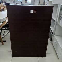 ★リユースのサカイ日立店★HJ8848 NITORI レンジ台 ダークブラウン H115×D40×W80 クリーニング済み の画像
