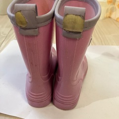 長ぐつ 18センチ 子ども 女の子 ピンク の画像