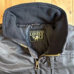 LONELY WOLF  ジャンバー　作業着　 ナイロンジャケット　 ブラック　黒　 サイズ不明の画像