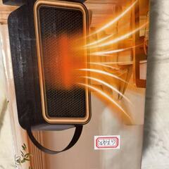 【新品】セラミックヒーター 電気ストーブ ヒーター 小型 暖房器具 省エネ 600W 電気ファン 2秒速暖 日本語説明書付 PSE認証済（ブラック）の画像