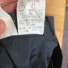 メンズスーツ　グレー　A5 上下セットの画像