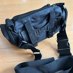 ミリタリーポーチ黒　
サバゲー登山装備の画像