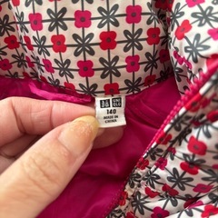 ★140cm・女の子UNIQLOダウン★の画像