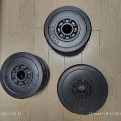 ダンベル　1.25K×8 　2.5K×4 　5K×2などの画像