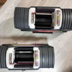 41kg×２個セット　可変式ダンベル　ブロックダンベル27段階調節2個セットの画像