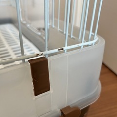 ミニマルランド うさぎのカンタンおそうじケージ ブラウン H50の画像