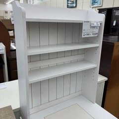 リユースのサカイ東金店　扉付き収納棚　白　※難あり　TJ16923の画像