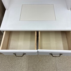 リユースのサカイ東金店　扉付き収納棚　白　※難あり　TJ16923の画像