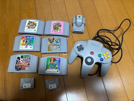 ニンテンドー64 コントローラー ソフト パック 振動パック セット