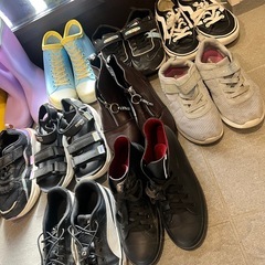 シューズ、長靴、サンダル、ブーツ　22.22.5.Sサイズ　まとめての画像