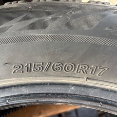ブリヂストンVRX2☆215/60R17☆7〜8部山4本セットの画像