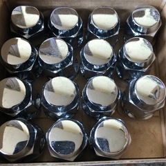 中古　ホイールナット　シルバー&ブラック　M12xP1.5の画像