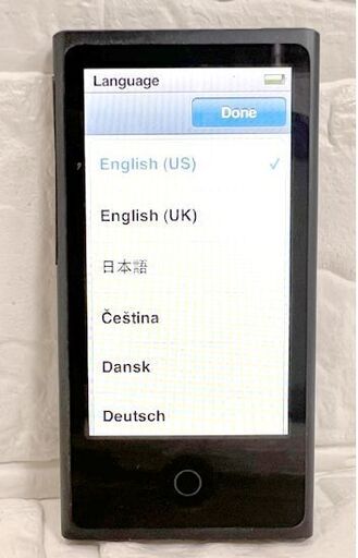 アップル Apple iPod nano A1446 第7世代 16GB MD481J スペースグレイ Bluetooth対応 動作〇☆札幌市 白石店