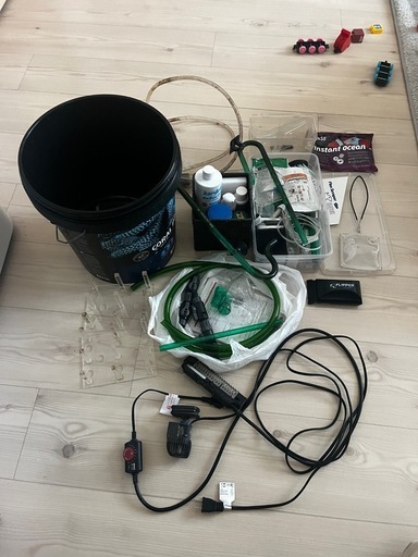 サンゴ水槽セット60サイズ 台＋蓋  外部フィルター+  ライト　