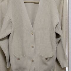 洋服セット オーバーサイズカーディガン ノースリワンピースの画像