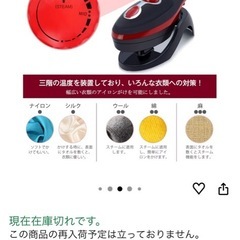 スチームアイロンの画像