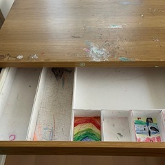 ⭐️無料現状渡し　イケア小さな学習机　　の画像