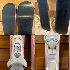 スキーセット⭐︎KAZAMA 106cm  Hart 80cmの画像