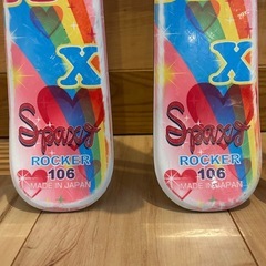 スキーセット⭐︎KAZAMA 106cm  Hart 80cmの画像