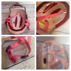 幼児用ヘルメット　女の子　ピンク　　47-52cm 自転車用の画像