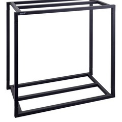 GEX　アクアラックスチール600BK　組立式水槽台 上下2段設置 ブラックの画像