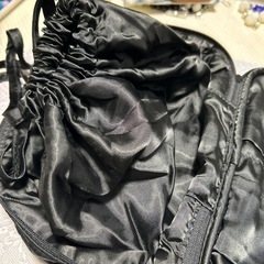 ポケットいっぱい旅行用キルティングポーチの画像