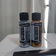 【総額6,000円超・ほぼ満量】メタリック塗料 ＆ 金属粉・大容量ラメ 豪華セットの画像