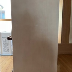 マガジンラック付き収納棚【ナチュラルホワイト】の画像