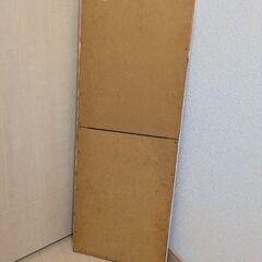 ウォールミラー壁掛け鏡：木製　白ホワイトの画像