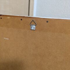 ウォールミラー壁掛け鏡：木製　白ホワイトの画像