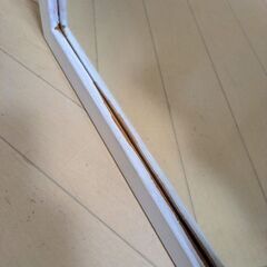 ウォールミラー壁掛け鏡：木製　白ホワイトの画像