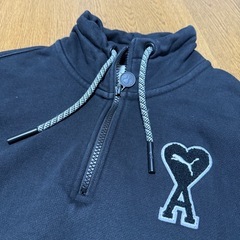 希少！PUMA×アミパリス　コラボ　ハーフジップ　スウェット　の画像