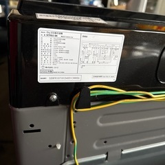 配達応談 2022年 ニトリ 全自動洗濯機 6.0kg  NTR60 ブラック チェック🆗の画像