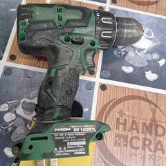 ✨HIKOKI 中古 DV18DBSL 充電式 振動ドライバドリル 18V 本体のみ✨うるま市田場✨の画像