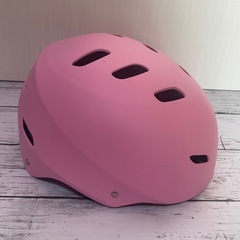 リップスライド　キッズヘルメット　スケートボード　女の子　ピンクの画像