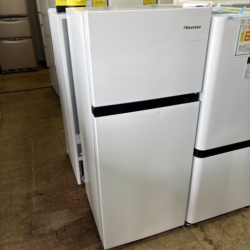【ジャングル深井店】冷蔵庫 ハイセンス HR-B12HW 2023 生活家電 堺市 深井【FU3187】
