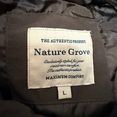 Nature Grove ダウンベスト L ブラウンの画像