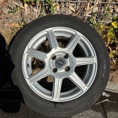 ブリヂストン　ホイール4本　15インチ　6J +45  PCD100 4穴の画像