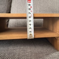 モニター台　ダークブラウンの画像