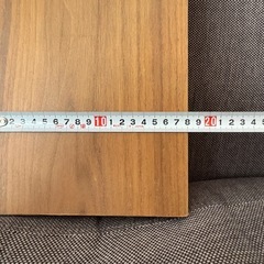 モニター台　ダークブラウンの画像