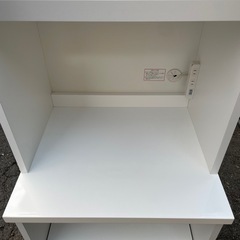 極美品 ニトリ 食器棚 キッチンボード レジューム60の画像