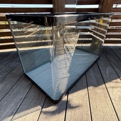 水槽　GEX 60cm 曲げガラス　ヒーター　LED メダカ　アクアリウム　の画像