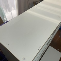 可動棚　ホワイトの画像