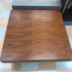 ＼家具＊家電のお店／【ｼﾞｬﾝｸﾞﾙｼﾞｬﾝｸﾞﾙ石川金沢店】ローテーブル スクエア 木製 W(幅)100×D(奥行き)100×H(高さ)37cmの画像