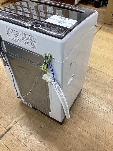 Hisens（ハイセンス）全自動洗濯機 HW-DG80C 2023年製 8.0kg 洗濯機 縦型 のご紹介です！