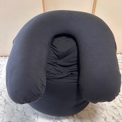 ヨギボーmidi、supportのブラック2個セット、中古の画像