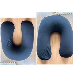 ヨギボーmidi、supportのブラック2個セット、中古の画像