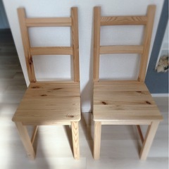 IKEAイーヴァルチェア＊2脚setの画像