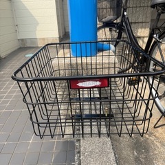 【美品】自転車やバイク　リアキャリア　ウバック入りますの画像